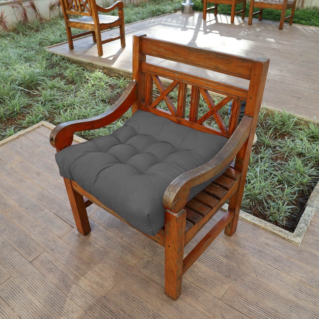 Almofada Assento Cadeira Futon Grande 60x60 Decoração Sofá Confortável Cores Diversas Taiwan em Oferta na Shopee