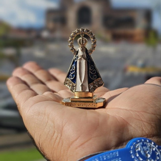 Kit Com 3 Santinha de Carro Nossa Senhora Aparecida em Oferta na Shopee