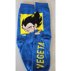 Meias Dragon Ball Personagem Cano Longo Adulto 70% Algodão