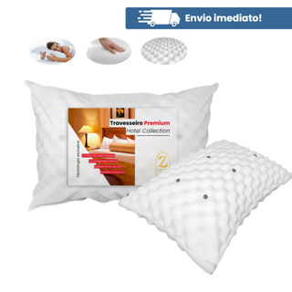 Kit Travesseiro Magnético ALTO ORTOPEDICO Massageador Confortável Soft Infravermelho Terapeutico Luxo em Oferta na Shopee