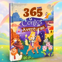 Livro Infantil 365 Histórias de Aventura - Contos de Fadas, Contos Clássicos | Leitura Diária para Crianças