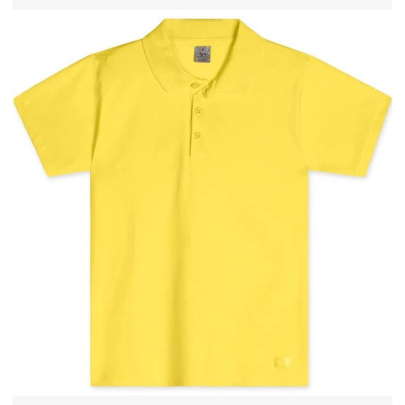 Tigor - Camisa Polo Infantil Amarela Banana Amarelo