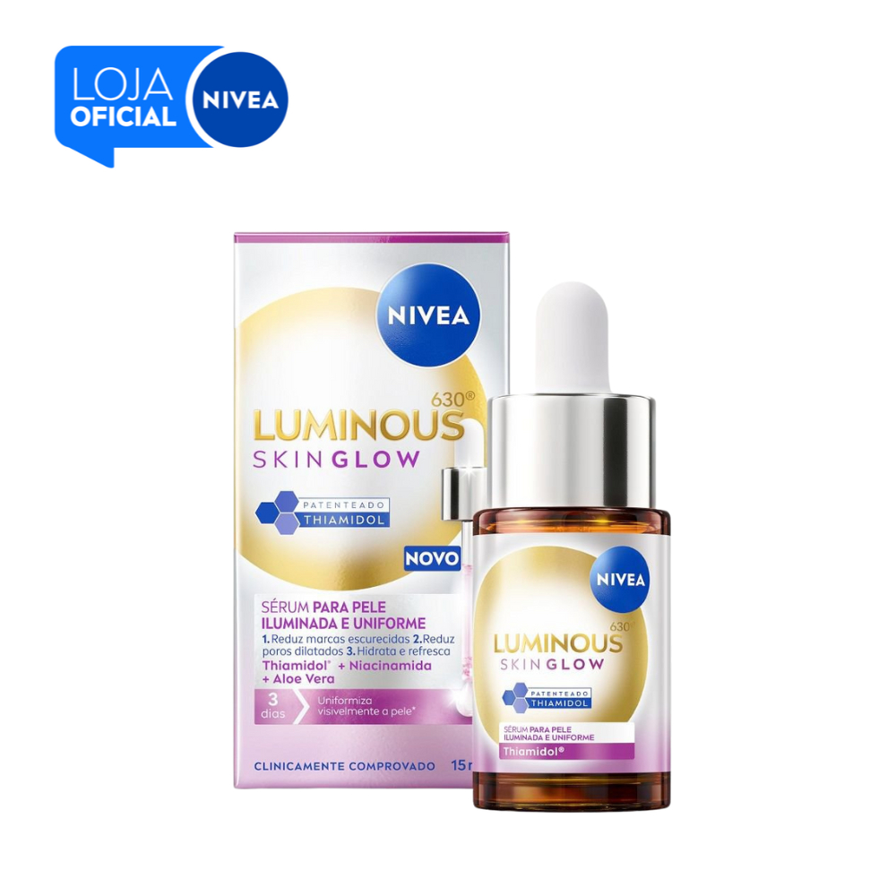 Sérum Facial NIVEA Luminous630 Skin Glow 15ml BBB 26 em Oferta na Shopee