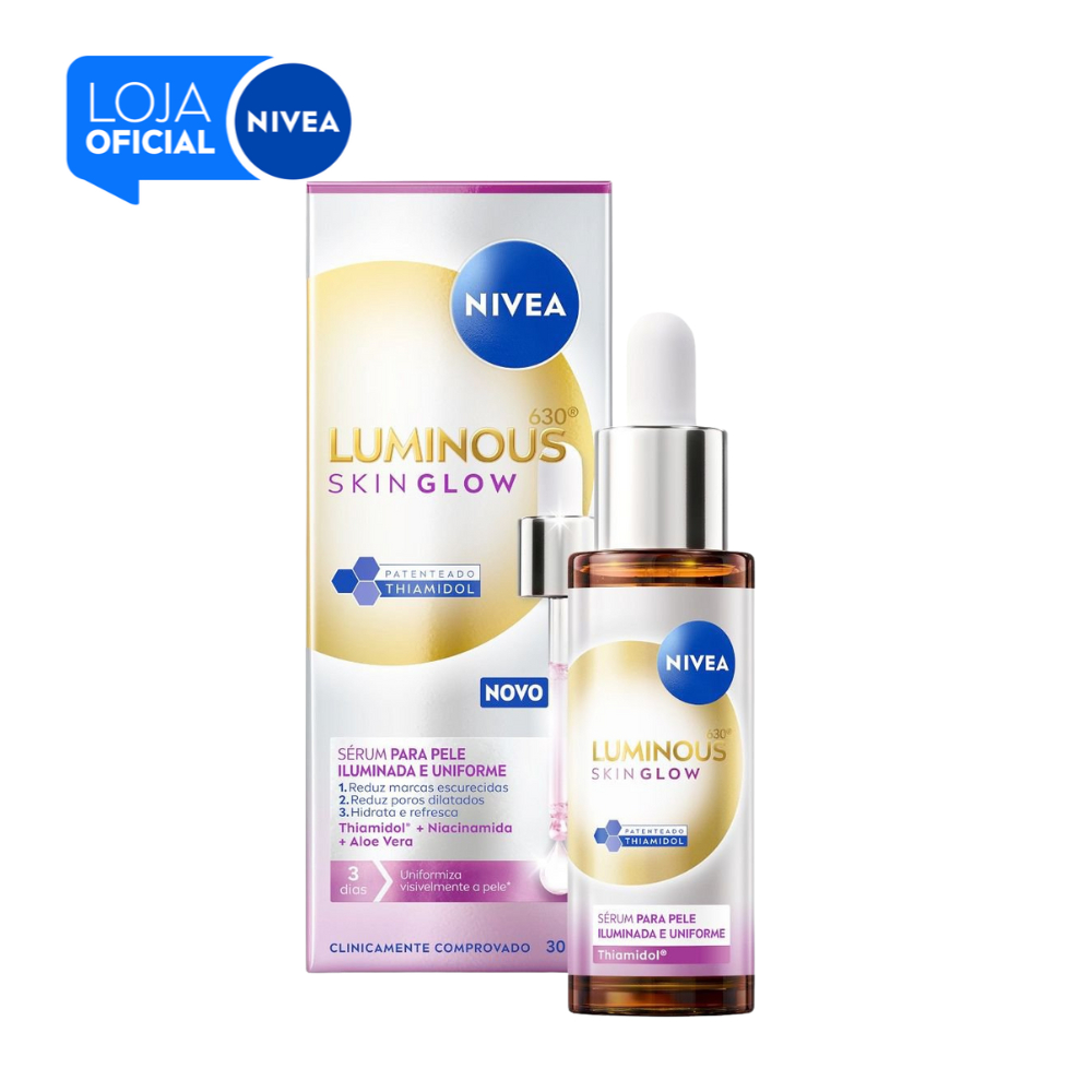 Nivea Luminous 630 Skin Glow Sérum 30ml BBB 26 em Oferta na Shopee