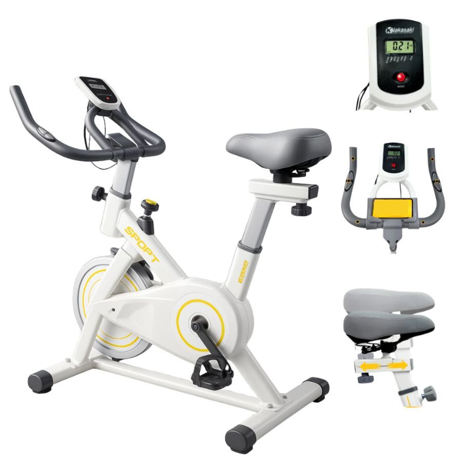 Bicicleta Ergométrica Spinning Profissional Nakasaki | Academia Fitness 120kg Ajustável