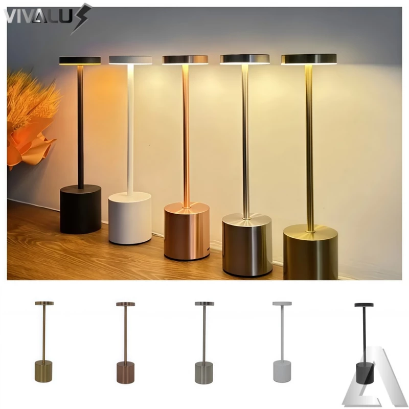 Luminária de Mesa LED Recarregável