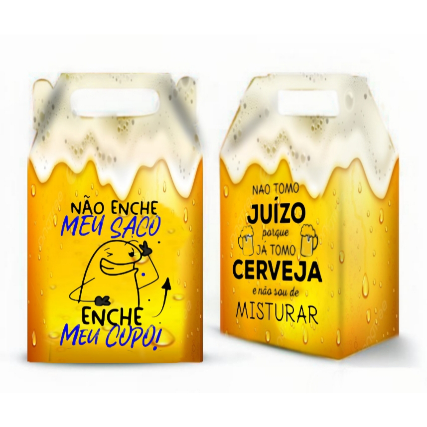 10 CAIXA MILK MALETINHA PERSONALIZADA TEMA FLORK CERVEJA 2   LEMBRANCINHA em Oferta na Shopee