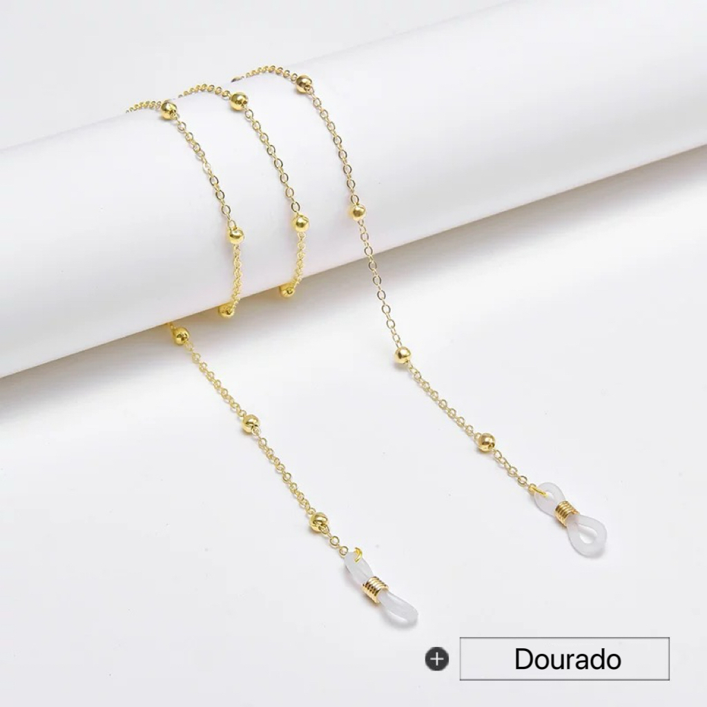 【LOUIE SHARK】Cordão Óculos De Metal Correntes O Mesmo Estilo Dos Blogueiros De Celebridades em Oferta na Shopee