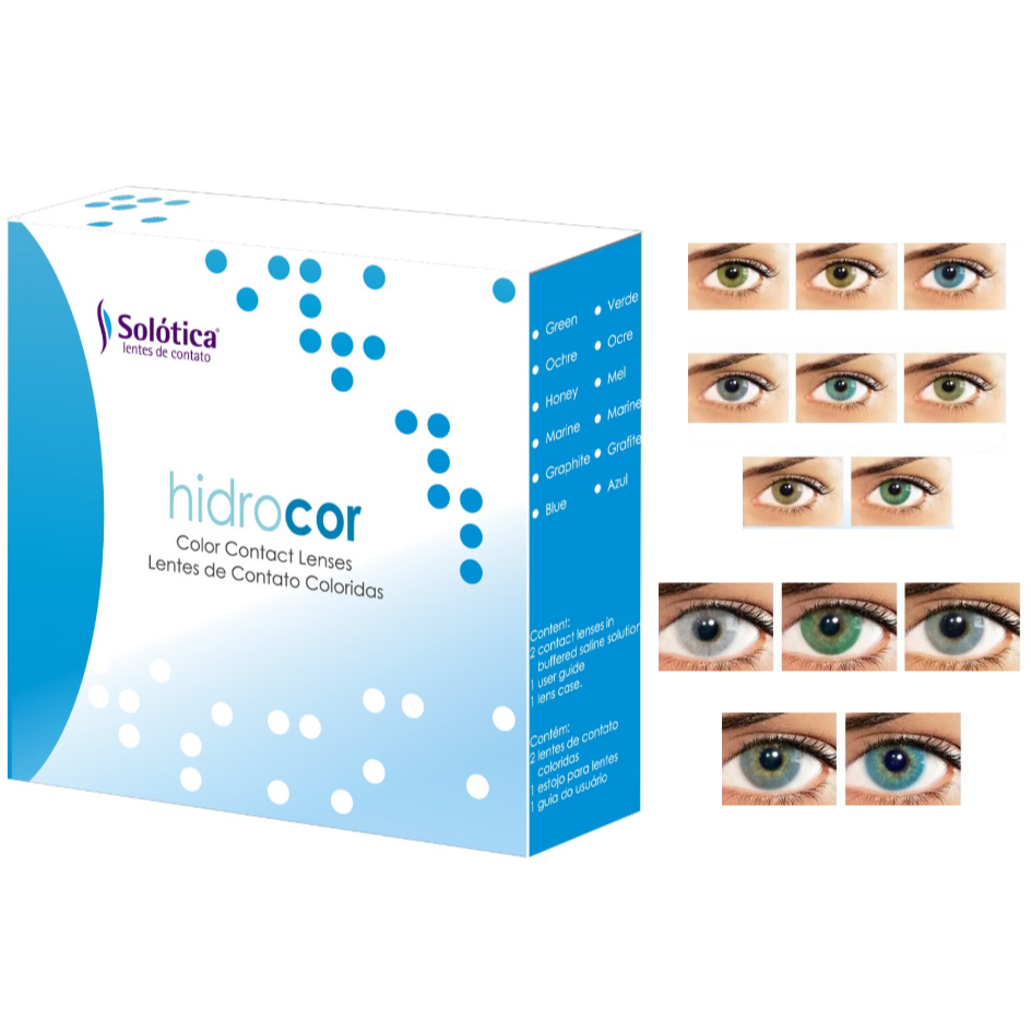 Lente De Contato Hidrocor Anual Sem Borda / Solótica