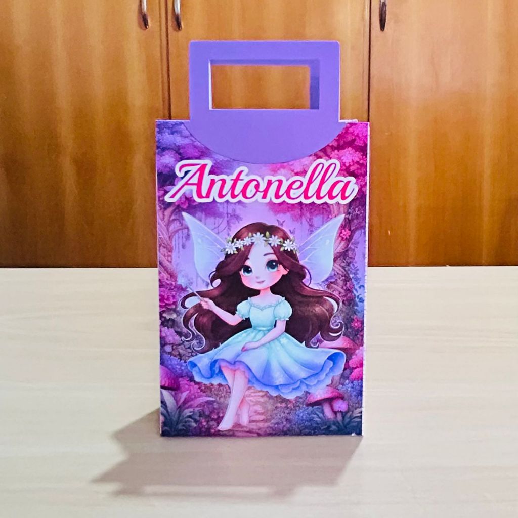 Sacolinha P Personalizada Lembrancinha Festa de Aniversario Jardim Encantado