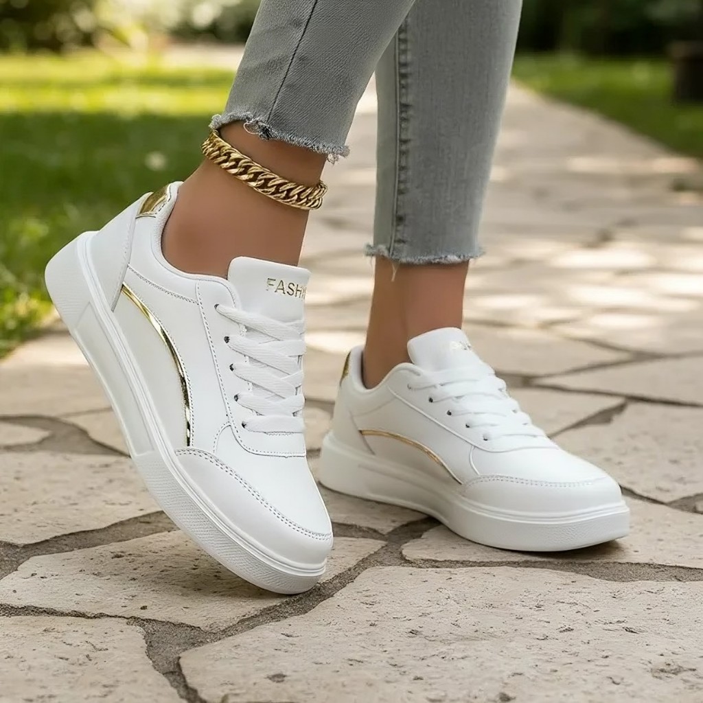 Tenis Feminino Casual Branco Retrô Clássico Original Force Alto Conforto em Oferta na Shopee