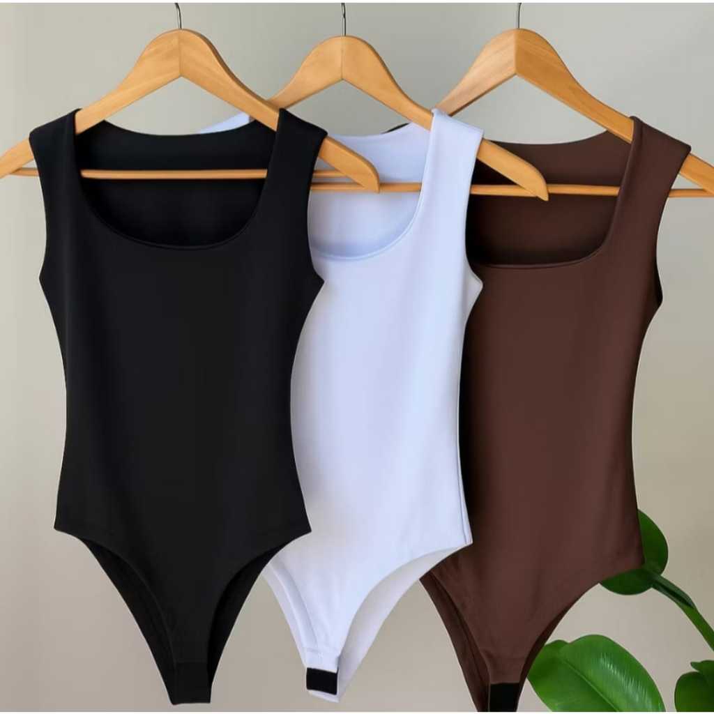 BODY FEMININO SUPLEX REGATA FORRO DUPLO PREMIUM em Oferta na Shopee