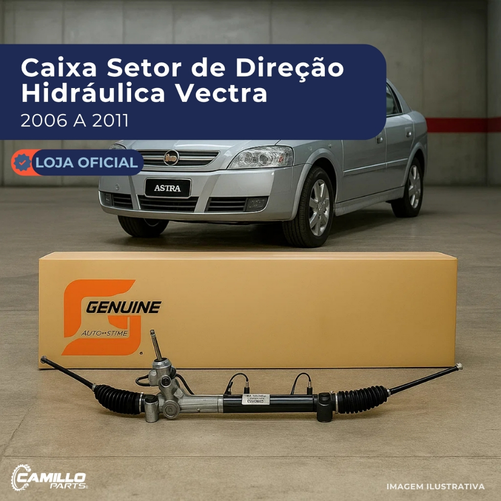 Caixa Direção Hidráulica Chevrolet Astra Zafira Vectra 1998 A 2012 em Oferta na Shopee