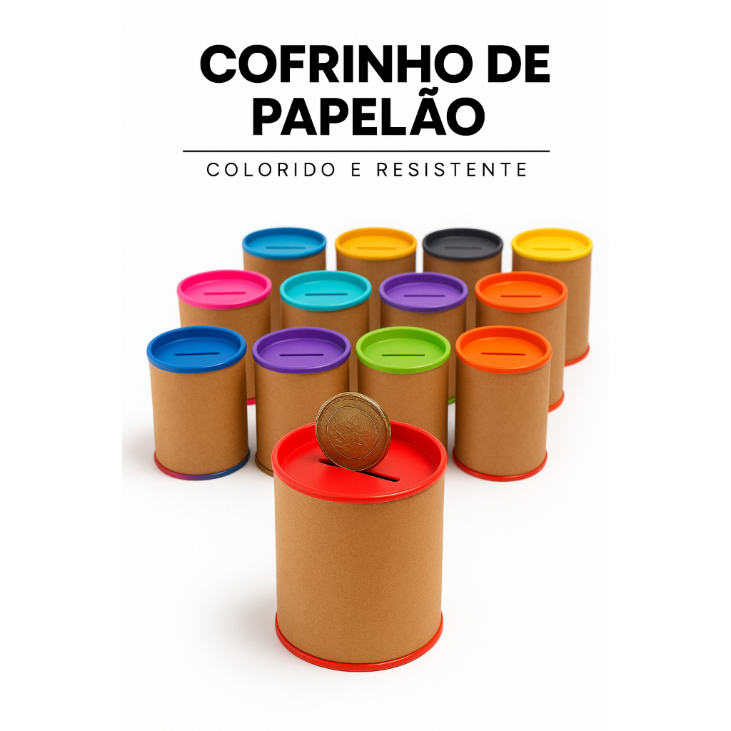 Kit 10 Cofrinhos 10x6 para Personalizar Festas Lembrancinhas Brindes Papelão Cofre Luxo Festa em Oferta na Shopee