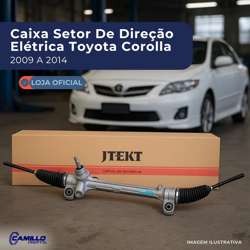 Caixa Setor Direção Elétrica Corolla 2009 A 2014 Original Jtekt em Oferta na Shopee