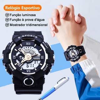 Relógio Masculino A Prova D Água Pulso Eletrônico Digital Moda Esportivo Luminoso Original Unissex em Oferta na Shopee