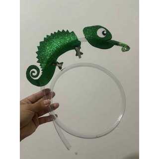 Cabelo maluco iguana camaleão divertido CARNAVAL com língua de sogra menino ou menina acessorio