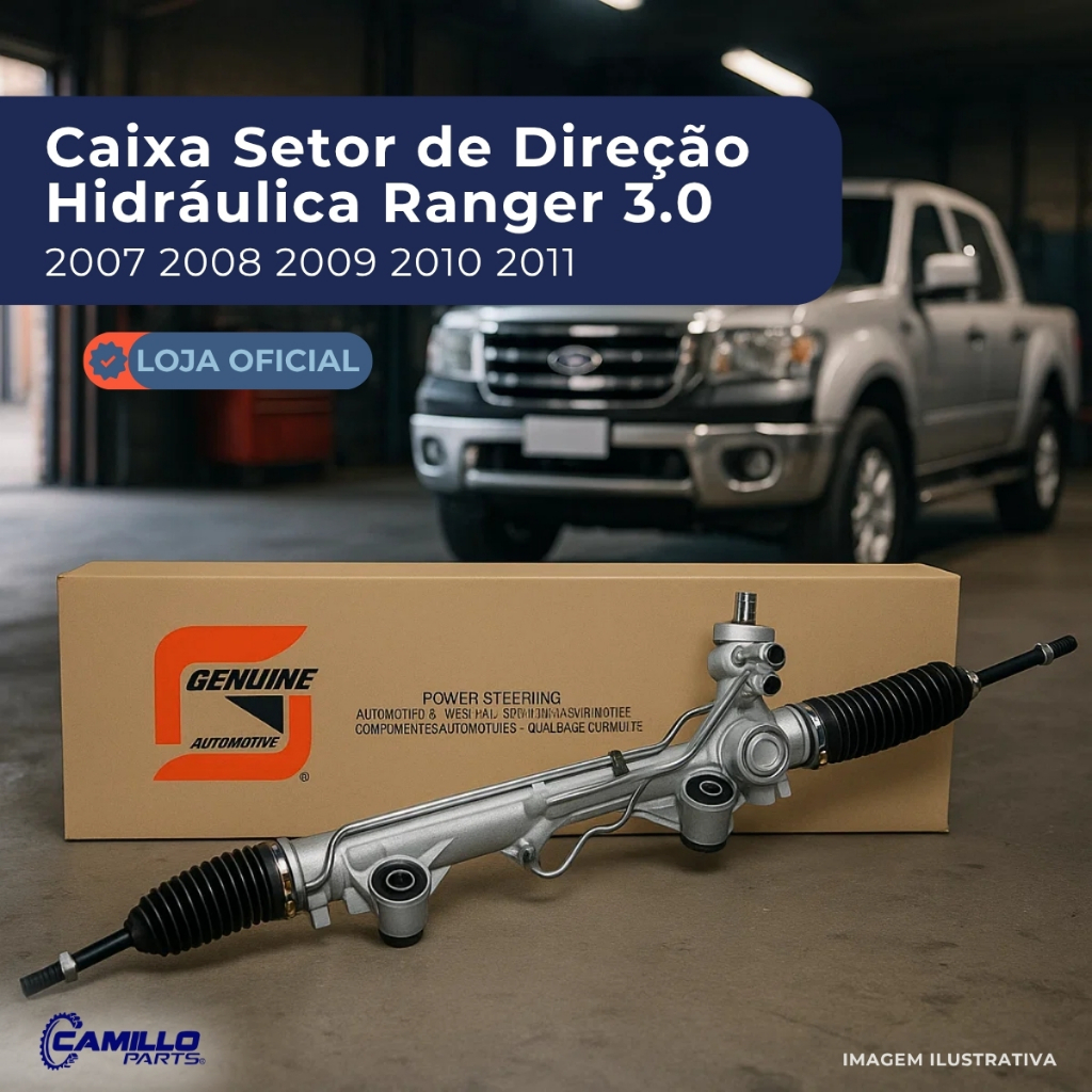 Caixa Setor Direção Hidráulica Ford Ranger 1998 A 2012 Genuine Automotive