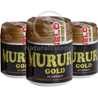 Mururé Gold 100% Original 3 FRASCOS em Oferta na Shopee