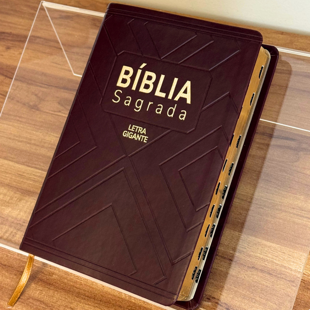 Bíblia Letra Gigante Marrom: Onde Comprar | BuscaProdutos