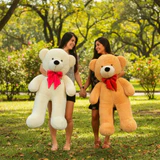 Urso de pelúcia gigante com laço