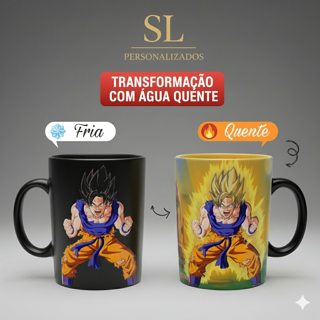 Caneca Mágica Goku: Onde Comprar | BuscaProdutos