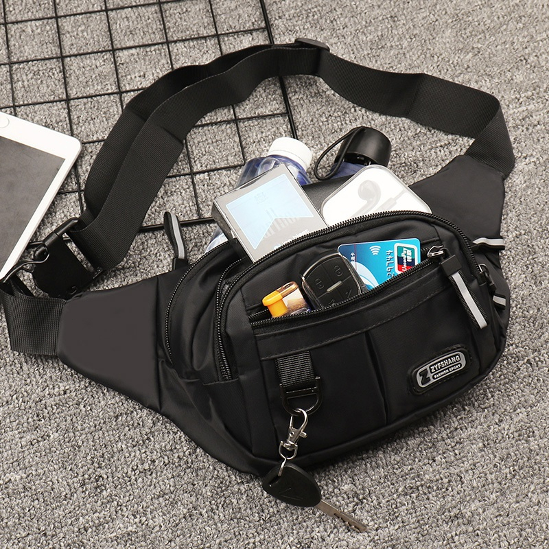 Pochete Masculino Impermeavel Multiuso Transversal ou de cintura para Motoboy feminino Emborrachada em Oferta na Shopee