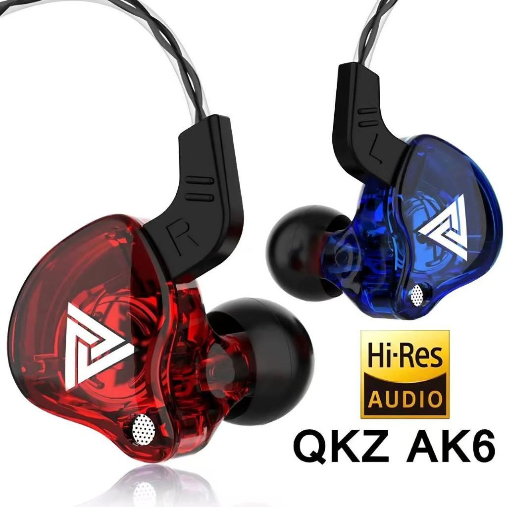 Fone de ouvido com fio com caixa QKZ ak6 original Jack 3.5mm original esportivos envio imediato