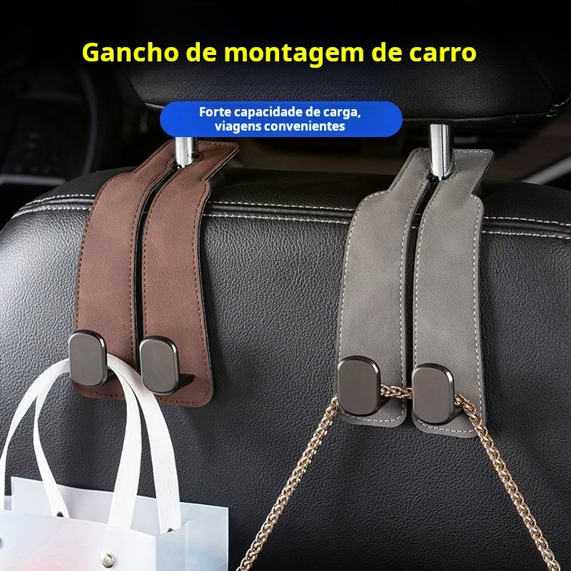 dois pacotes Car armazenamento croque de fundo do carro assento escondido forte capacidade de carregamento