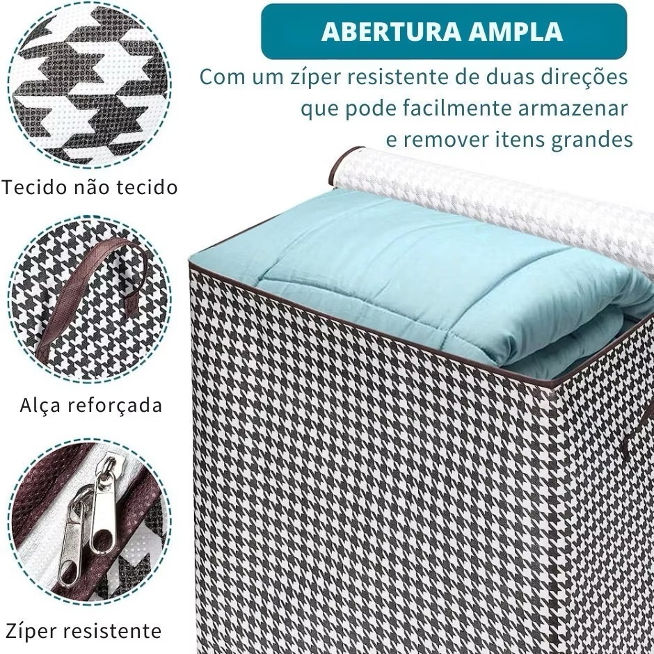 180L Caixa Multifuncional De Armazenamento De Grande Capacidade Para Colchas E Roupas Domésticas — imagem 2 de 2