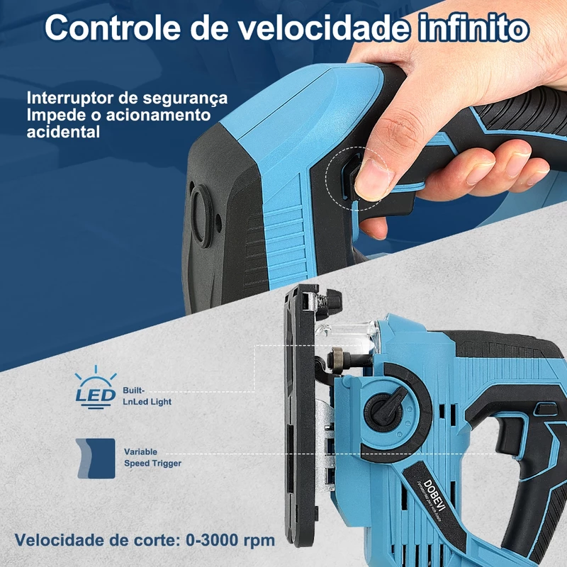 Serra Tico-Tico Profissional sem Fio 850W — foto 4