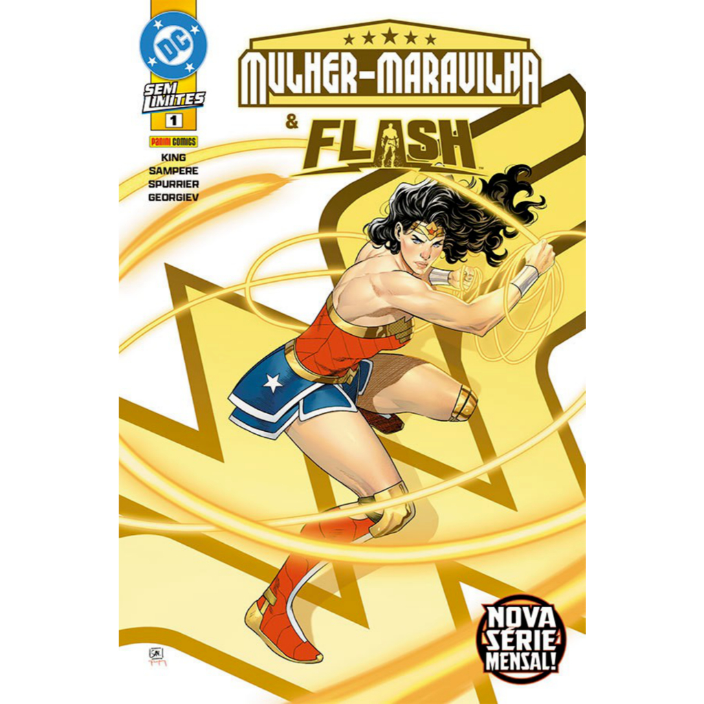 DC - Mulher-Maravilha/Flash (2025) 01 - Novo/Lacrado - Editora Panini