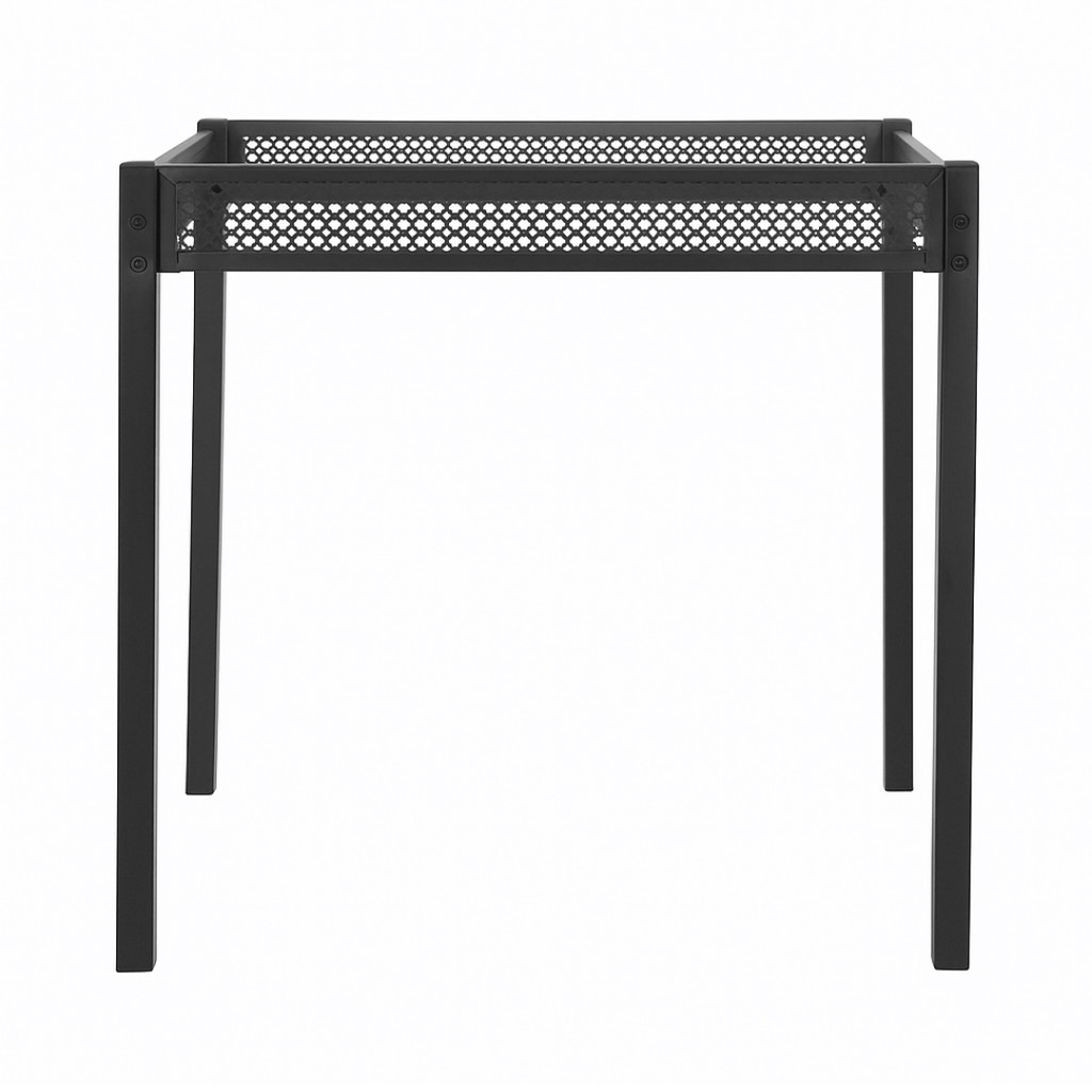 Base para Mesa Quadrada Decorlidi Pé Perna Aço Preta