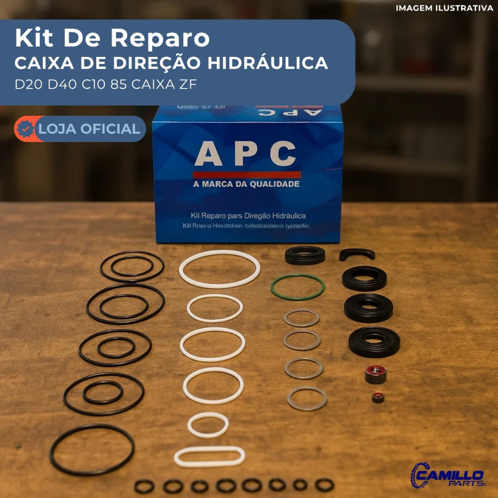 Reparo Caixa Direção Hidráulica Zf 8053 D20 D40 C10 F1000 APC/AGEL