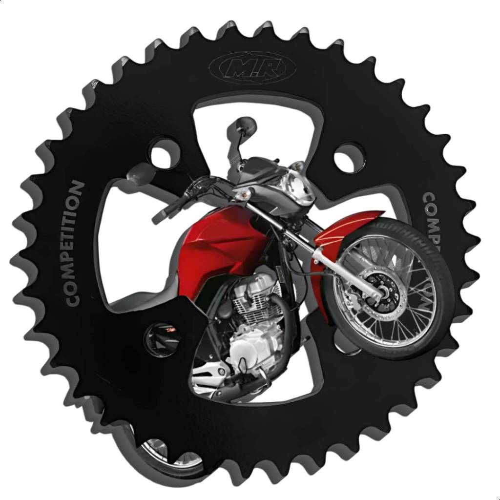 Coroa Mr 30 Dentes 428h Preto Competition Titan 150 Fan 2010
