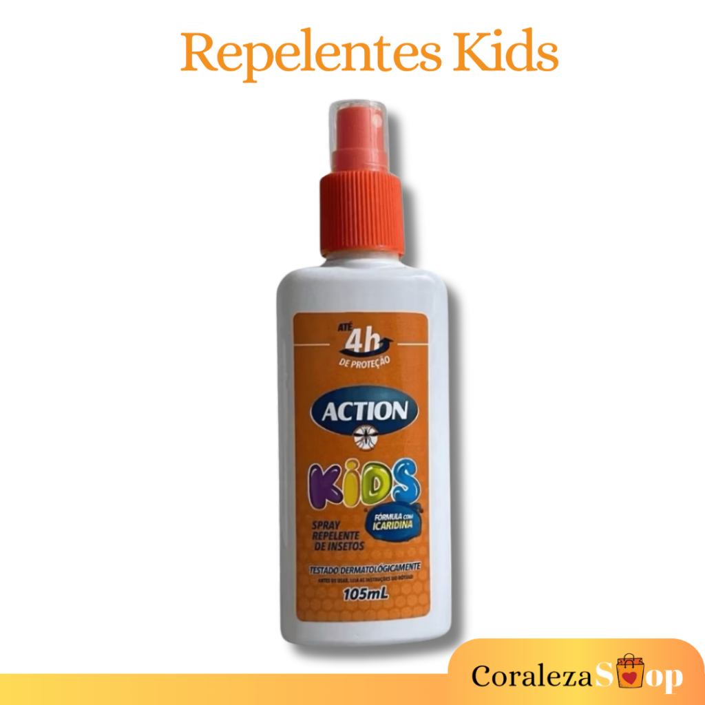 Repelente Infantil Spray Action 105ML – Proteção por até 4 horas com Icaridina