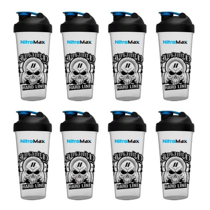 Kit 8 Coqueteleiras Hard Line 600ml - Nitro Max