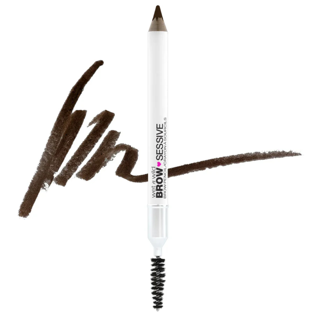 Lápis Delineador de Sobrancelhas Com Escova Wet n Wild - Brow-Sessive Brow Pencil em Oferta na Shopee
