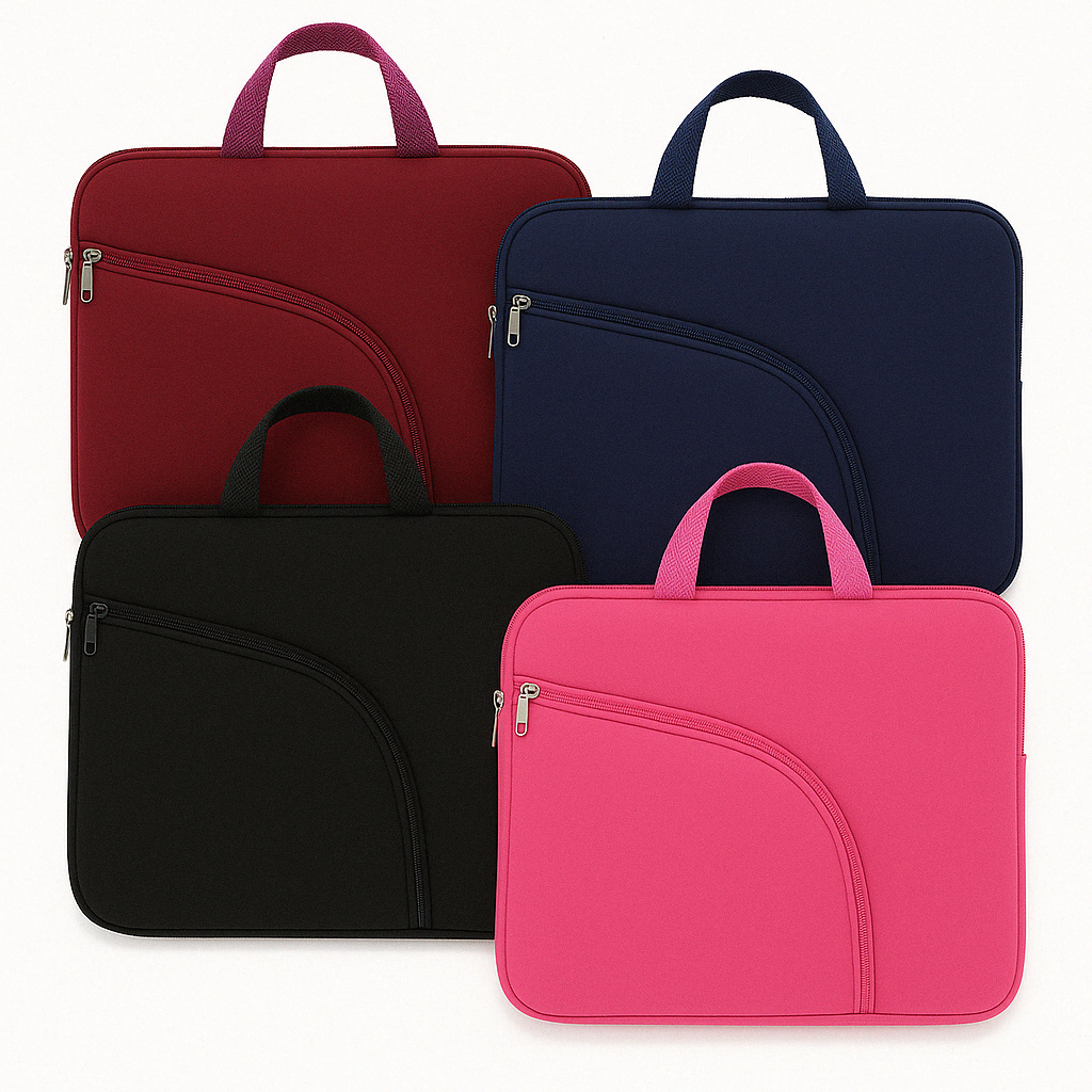 Capa Maleta Notebook Macbook 15,6' / 13 / 14 / 17 Polegadas Rígida Anti-Impacto Bolso Externo C/Alça em Oferta na Shopee