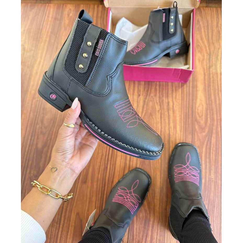 Bota Cano Curto Feminina Country: Onde Comprar | BuscaProdutos