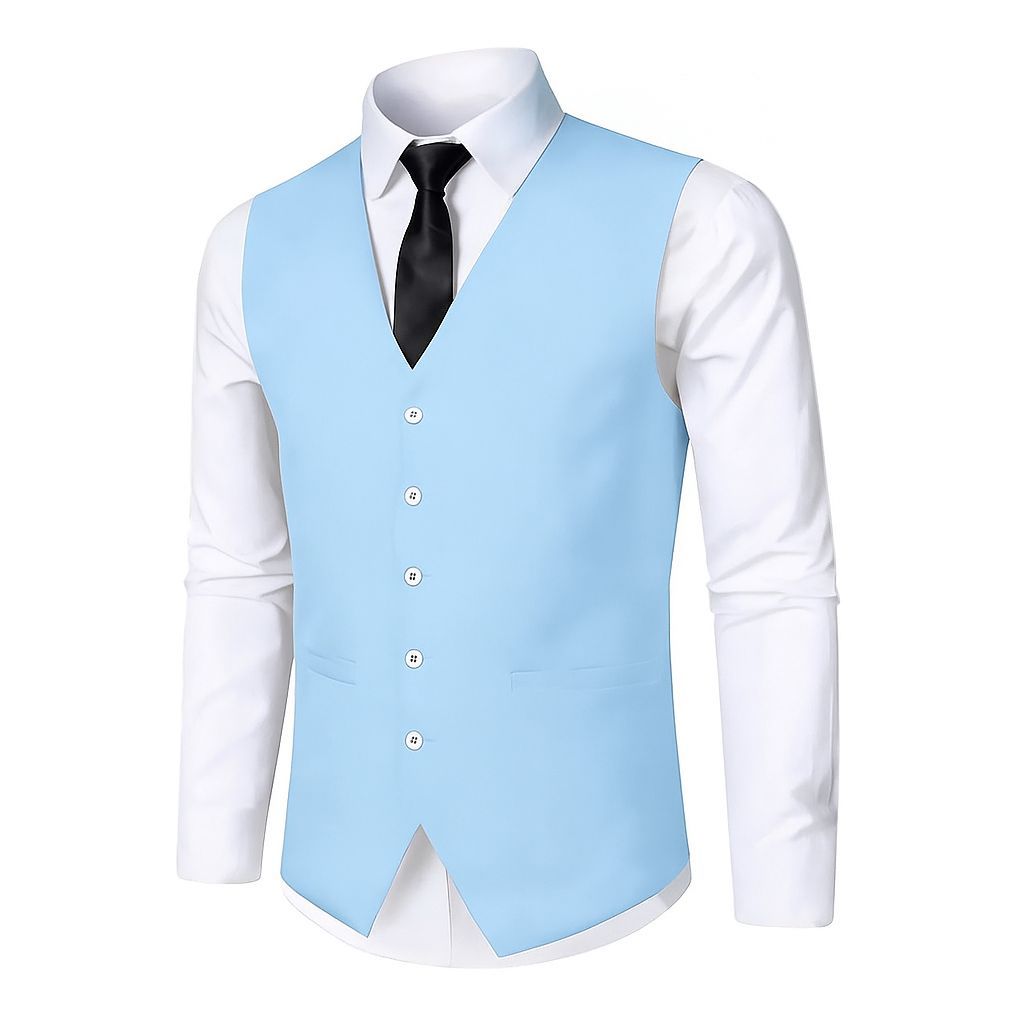 Colete Social Masculino Slim Original Vintage Luxuoso Várias Cores - Promoção