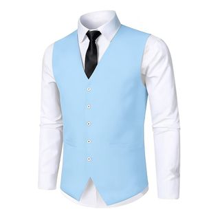 Colete Social Masculino Slim Original Vintage Luxuoso Várias Cores - Promoção