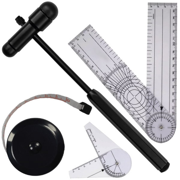 Kit Goniometro Grande Dedo Martelo Buck Fita Imc Fisio em Oferta na Shopee