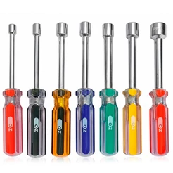 Chave Canhão Longo Soquete Profissional Kit 7 Pçs 5mm A 11mm Oz
