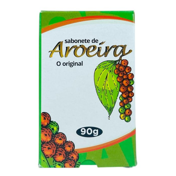 Sabonete de Aroeira em Barra 1 Un. Equilibra a Oleosidade e Previne Acne 90g Baruc Cosméticos