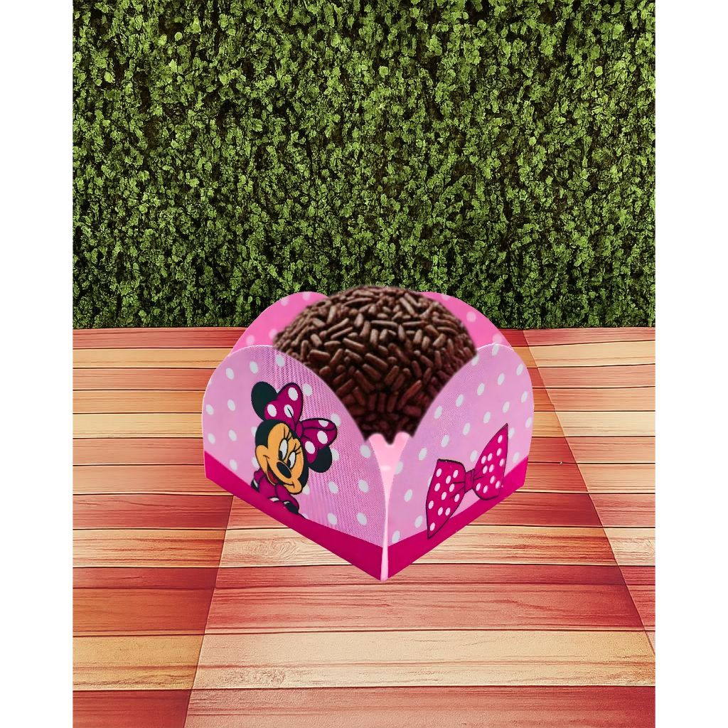 Forminhas Personalizadas para Doces Minnei – Qualquer Tema – Festa Infantil, Aniversário, Lembrancinha Decorativa