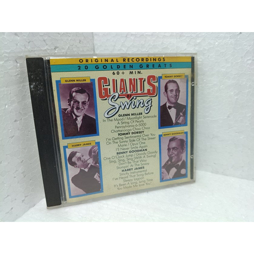 CD Giants of Swing (Glenn Miller, Tommy Dorsey, Benny Goodman, Harry James) 1992 (Movie Play)
