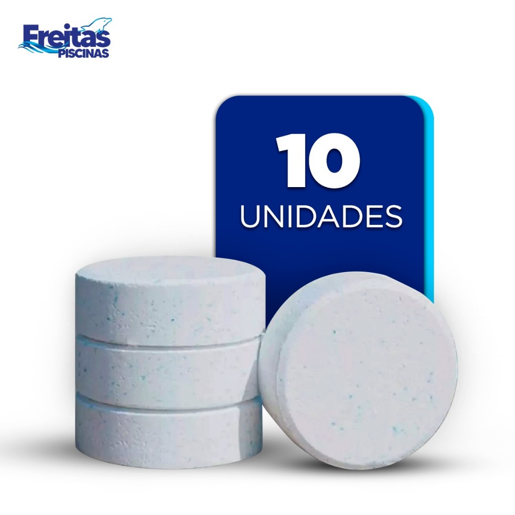 Kit 10 Pastilhas de Cloro Multifunção 5 em 1 200g Astralpool em Oferta na Shopee