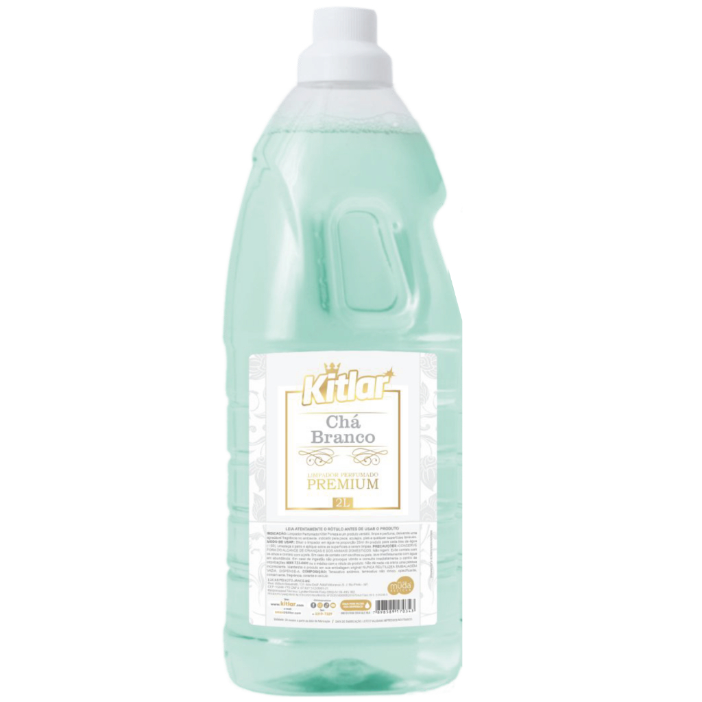 Limpador Perfumado Kit Lar Premium Chá Branco 2 e 5 Litros
