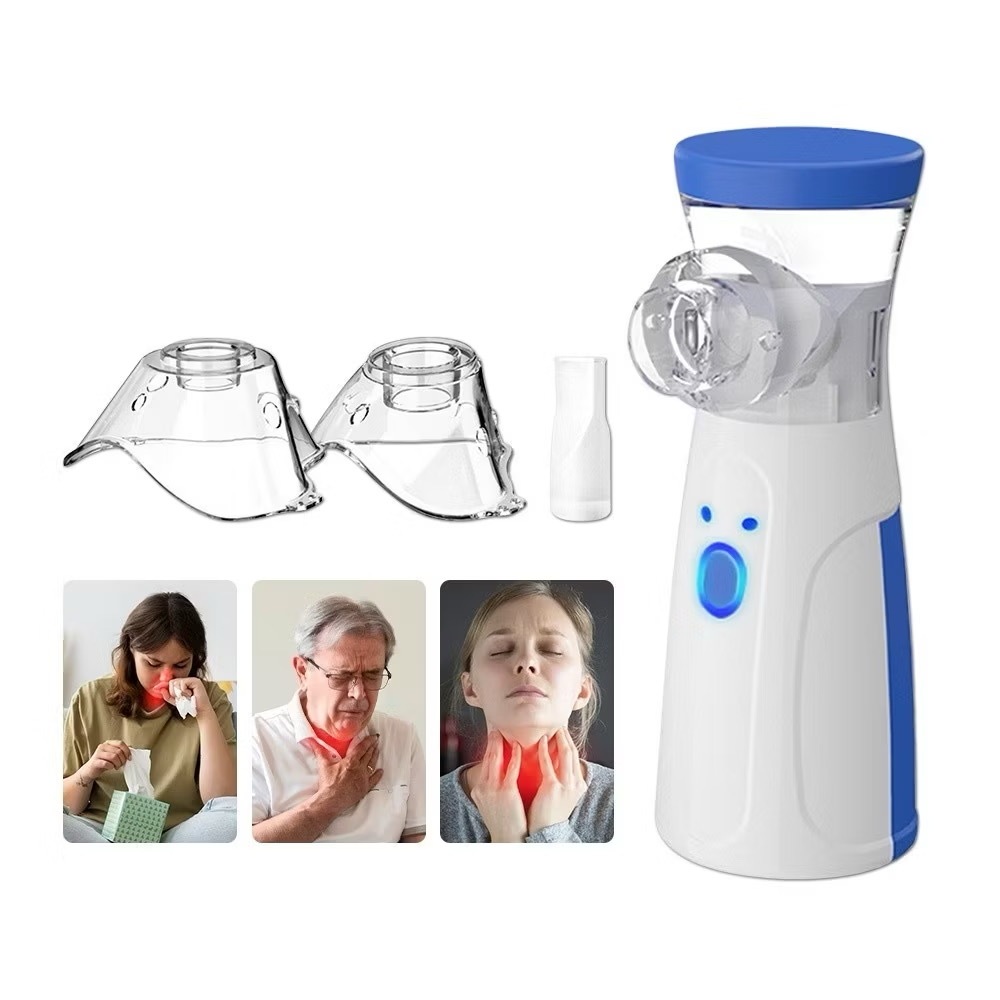 Inalador Nebulizador Portátil Ultrassônico Atomizador De Baixo Nó Para Crianças E Adultos